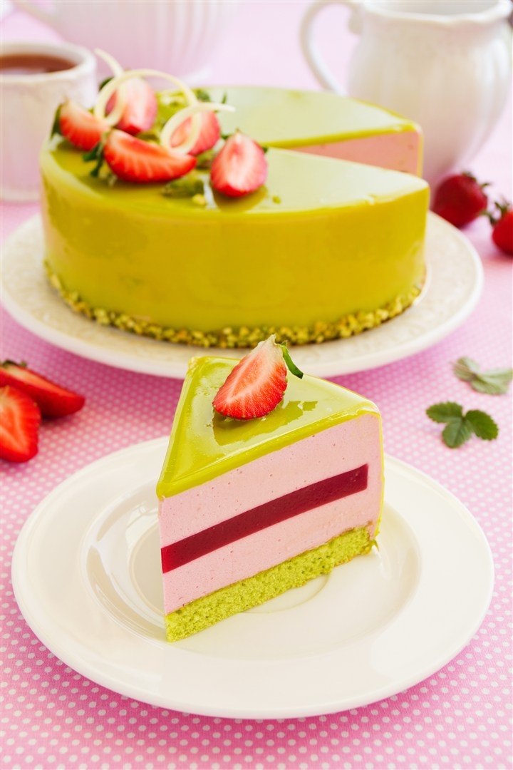 草莓蛋糕点心图片 草莓生日蛋糕图片精选合辑