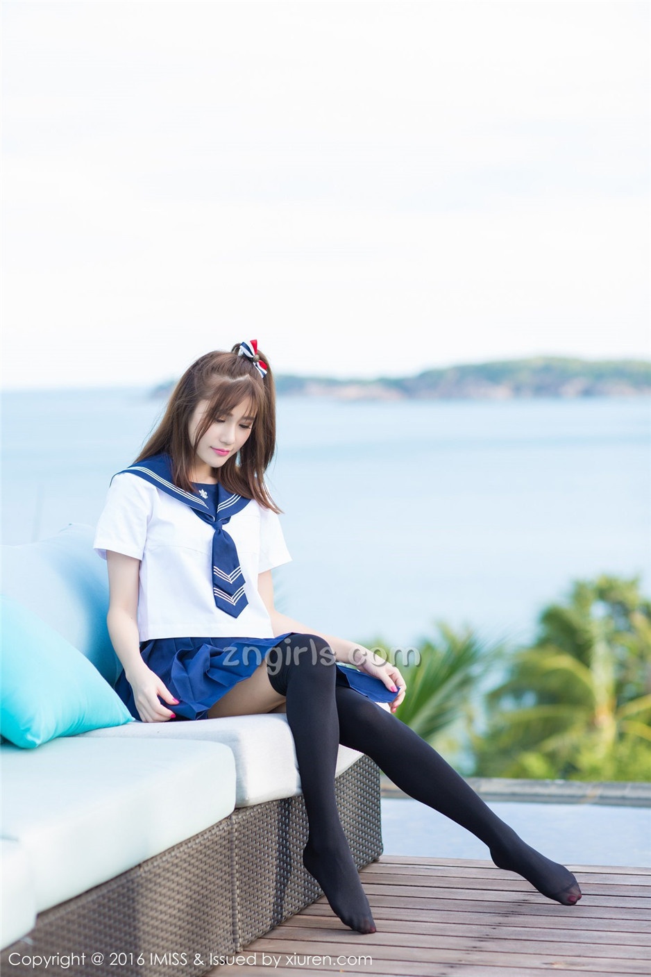 魅妍社美女陈天扬旅拍写真甜美迷人