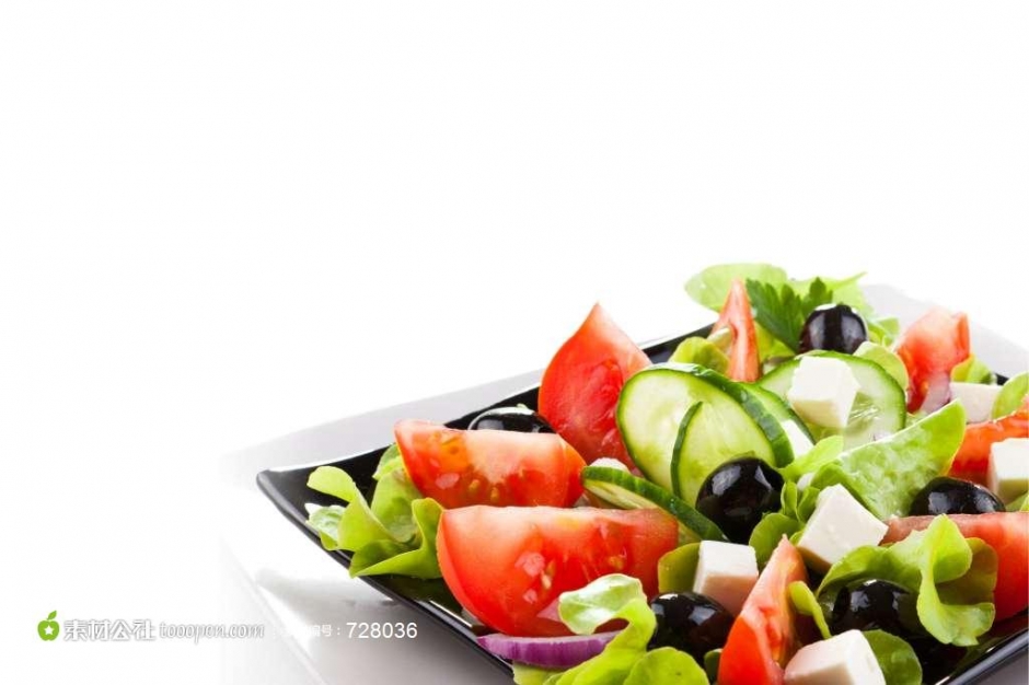 蔬菜沙拉图片 蔬菜沙拉凉菜系列美食素材图片