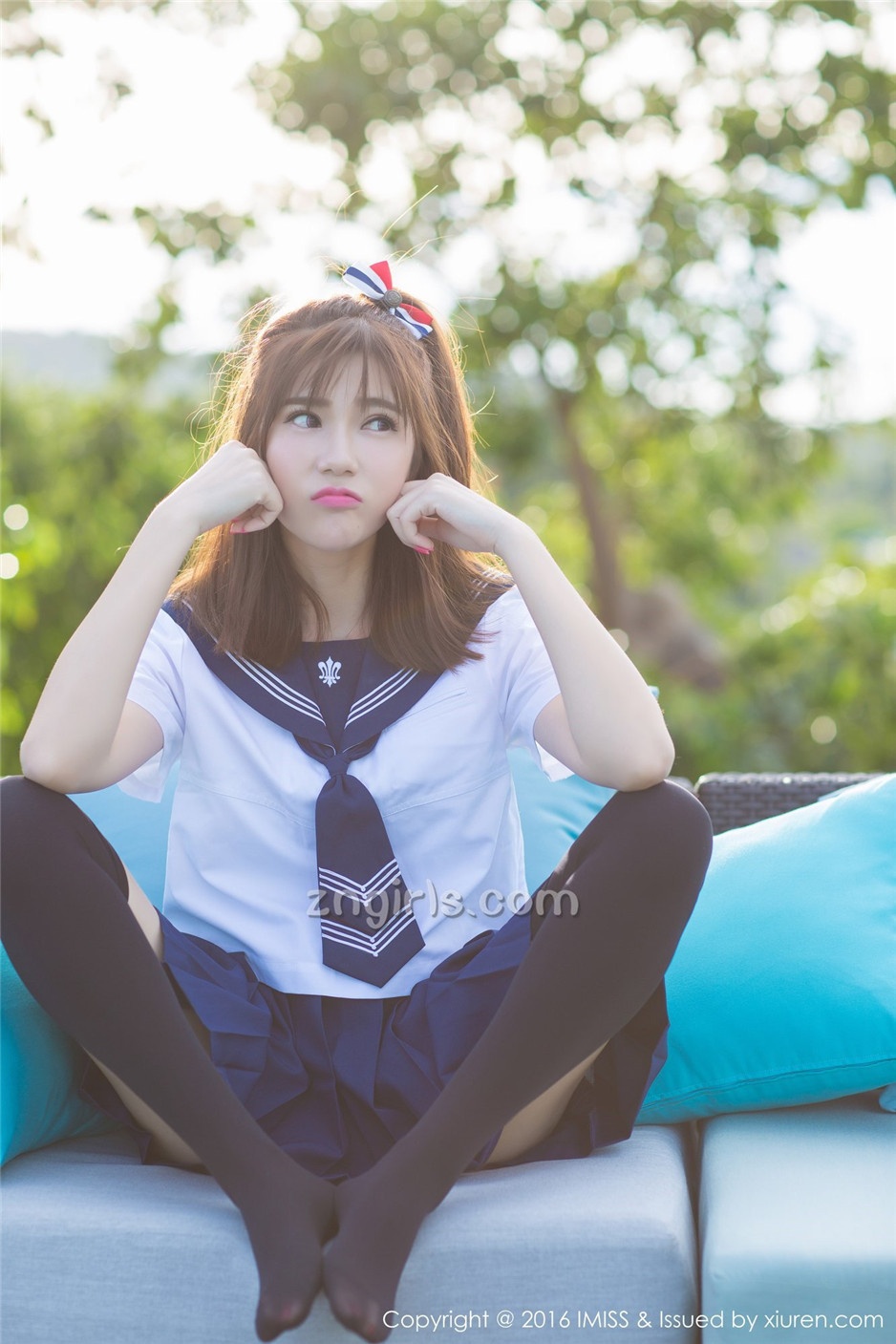 魅妍社美女陈天扬旅拍写真甜美迷人