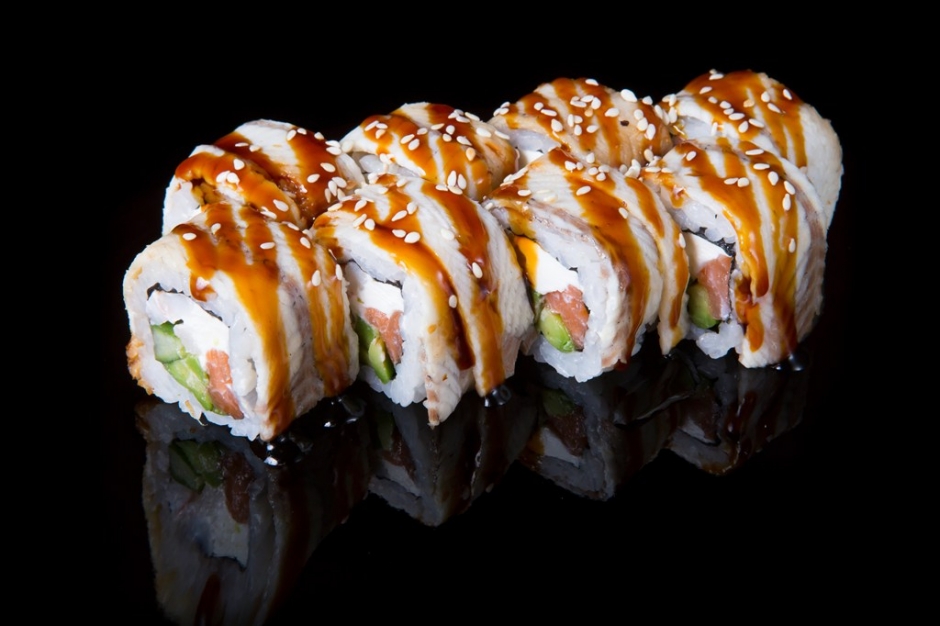 蟹子寿司图片 日本美味寿司高清图片大全