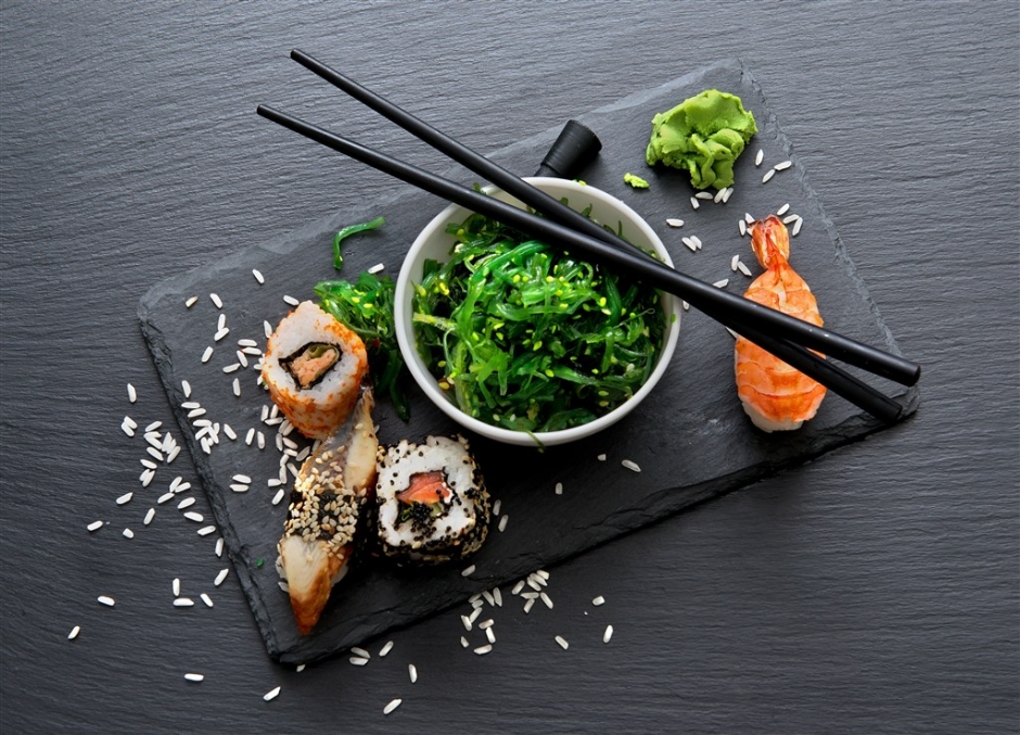 三文鱼握寿司图片 美味的三文鱼寿司高清精选大图