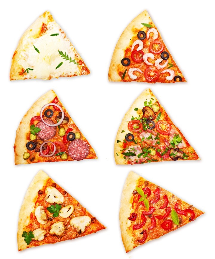 披萨饼菜单图片