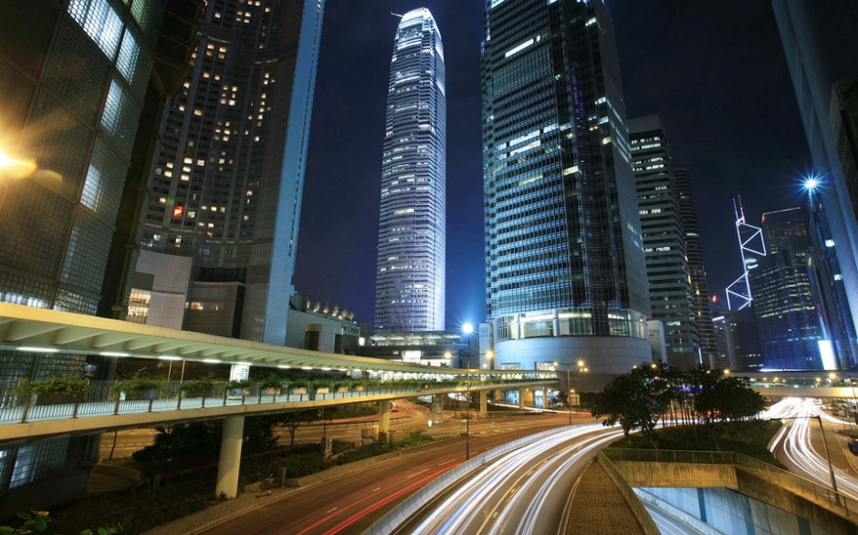 洪崖洞高清夜景图片 唯美夜景图片高清桌面壁纸