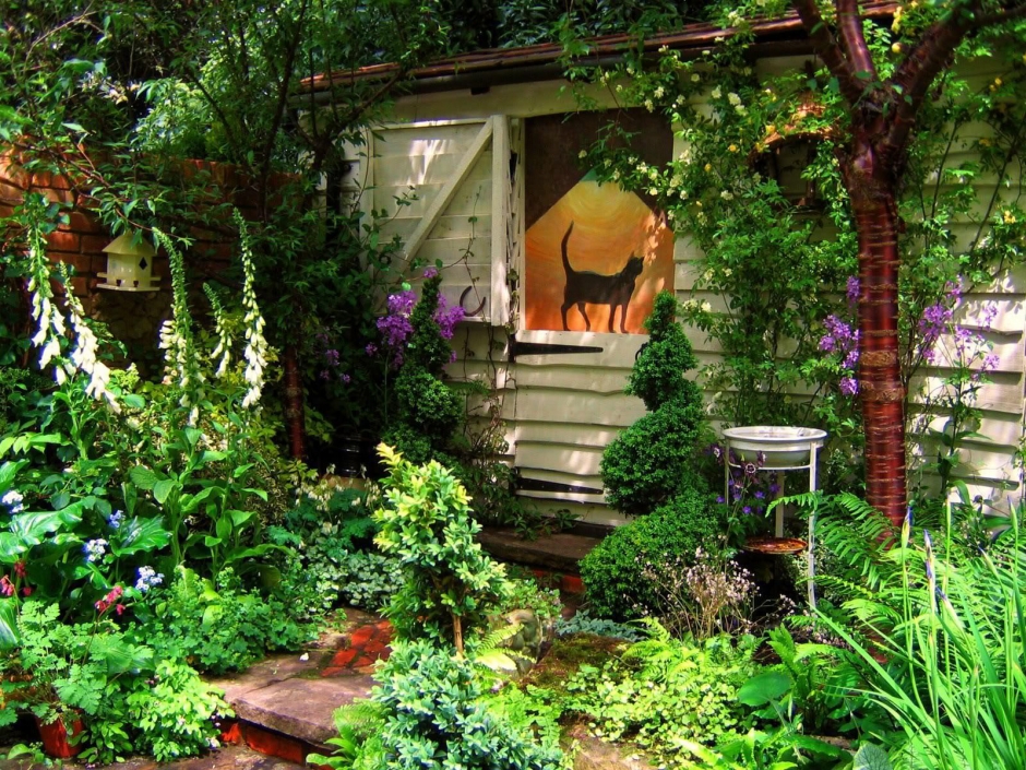 绿化百分百 精美花园-风景壁纸 高清壁纸