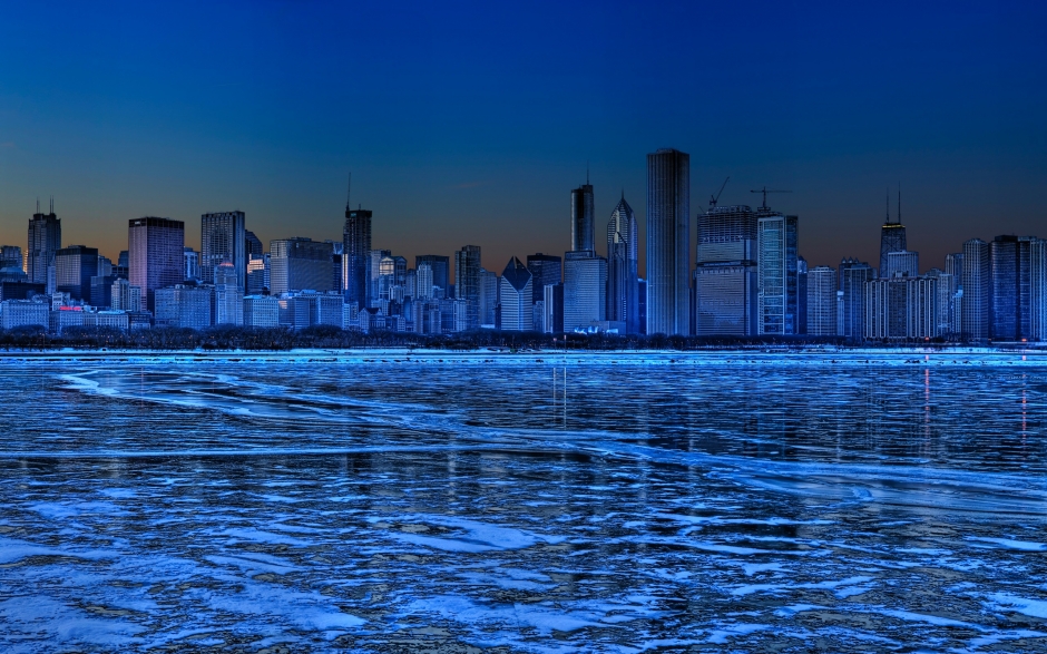 六盘水夜景高清图片 蓝色港湾夜景拍摄图片高清电脑壁纸