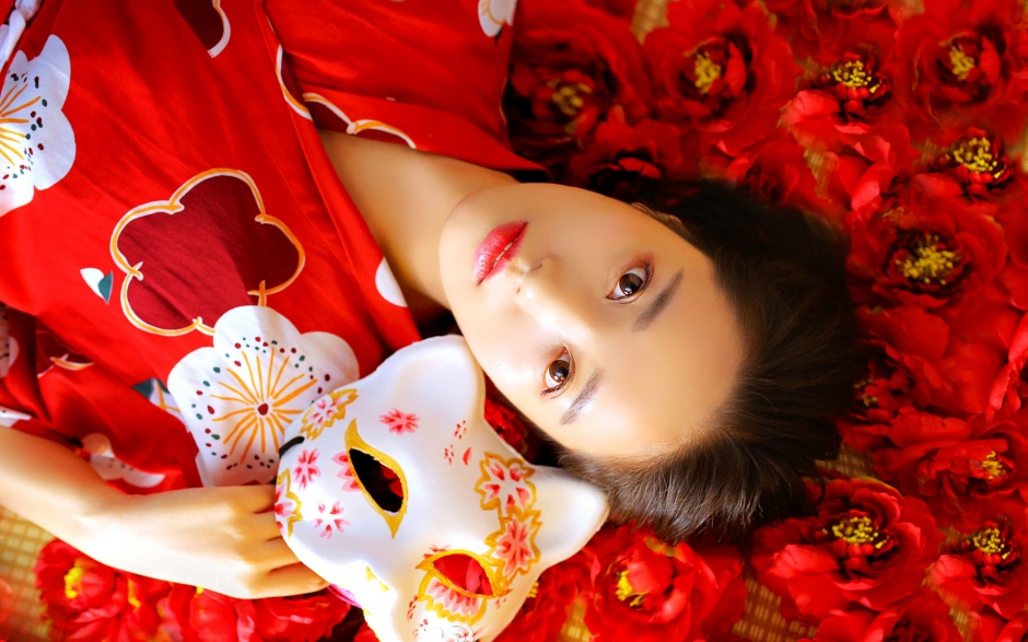 清纯可人的美女唯美私房照图片桌面壁纸