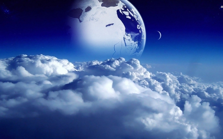宇宙星空壁纸 宇宙中的紫色灿烂星空壁纸