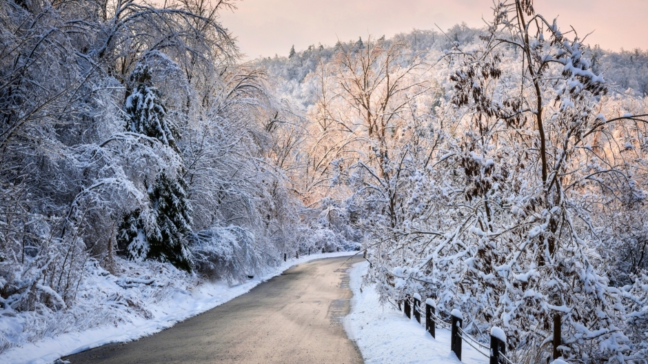 冬季皑皑白雪唯美壁纸