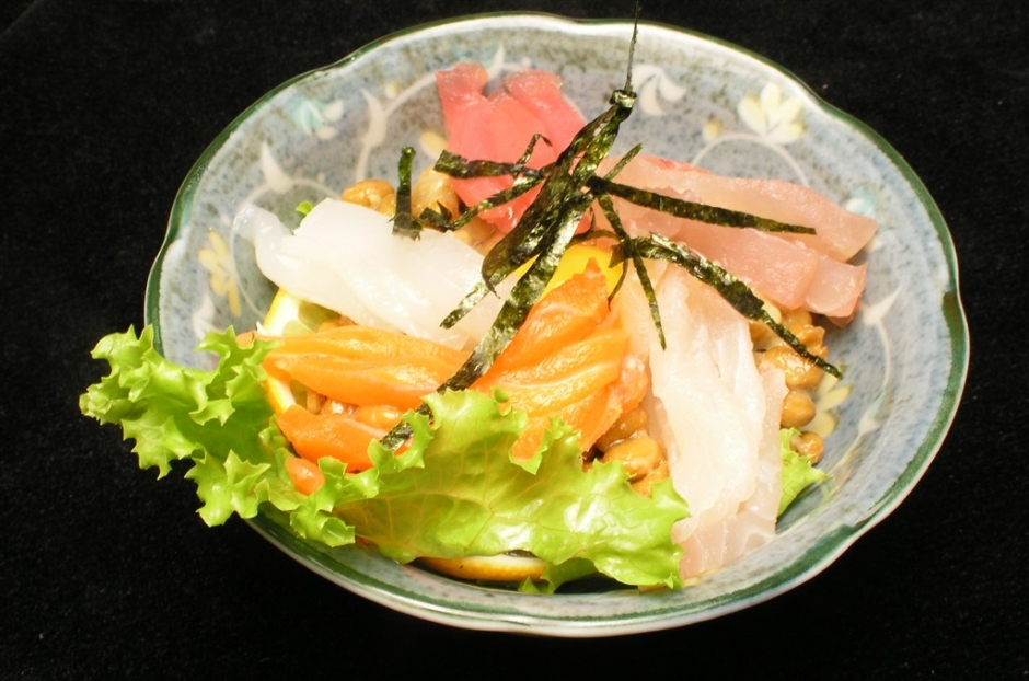 五色纳豆日式韩式美食素材图片