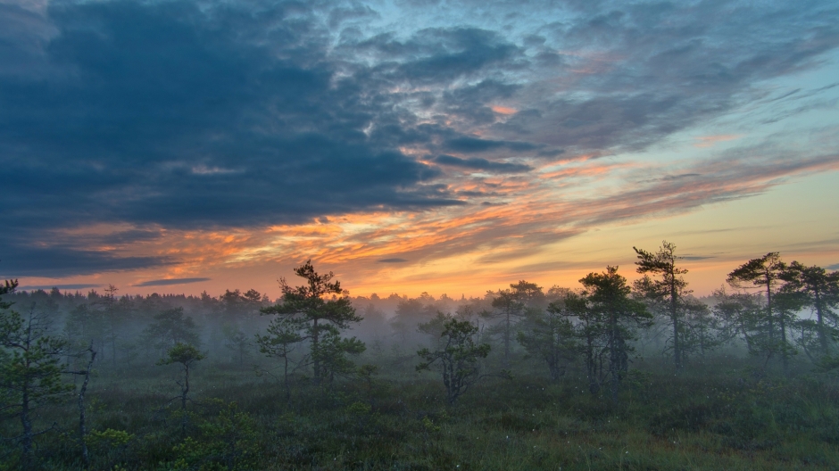 黄昏高清图片大全 秋天的黄昏美景高清图片合集
