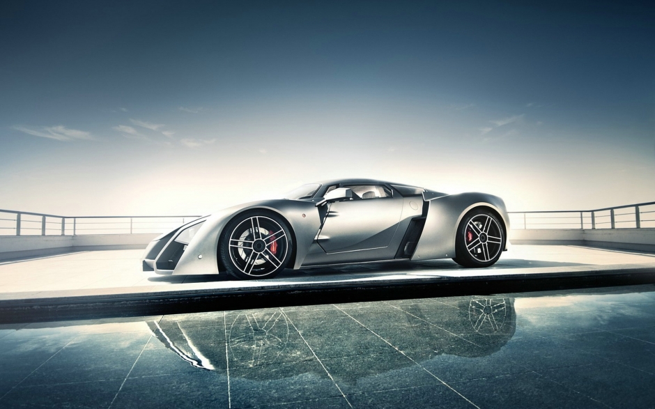 俄罗斯怪杰跑车Marussia B2高清电脑桌面壁纸