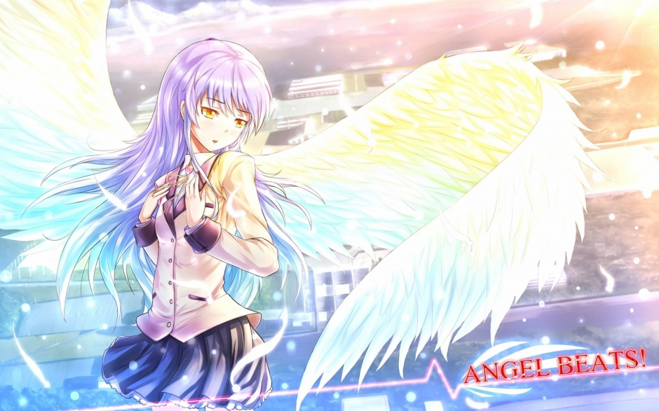 Angel Beats高清动漫美少女电脑桌面壁纸