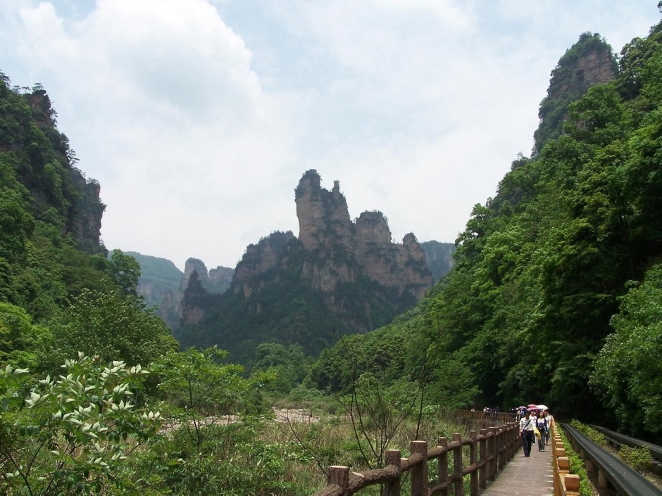 张家界十里画廊图片  张家界旅游费用