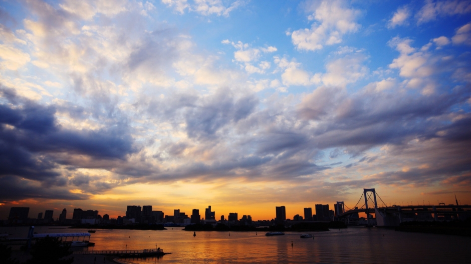 唯美傍晚湖泊风景自然风光桌面壁纸下载  第二辑