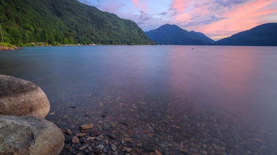 加拿大哈里森湖风景图片高清电脑壁纸 第二辑