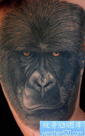 黑猩猩纹身图片