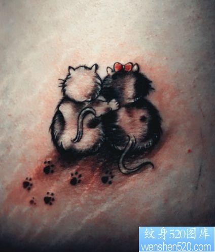 超可爱的小猫咪纹身图片