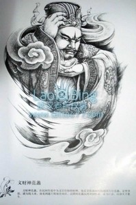 中国传统纹身图片：文财神范蠡纹身图片图案