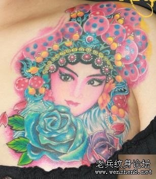 2011年最新纹身图片—最新花旦纹身图片（精品）