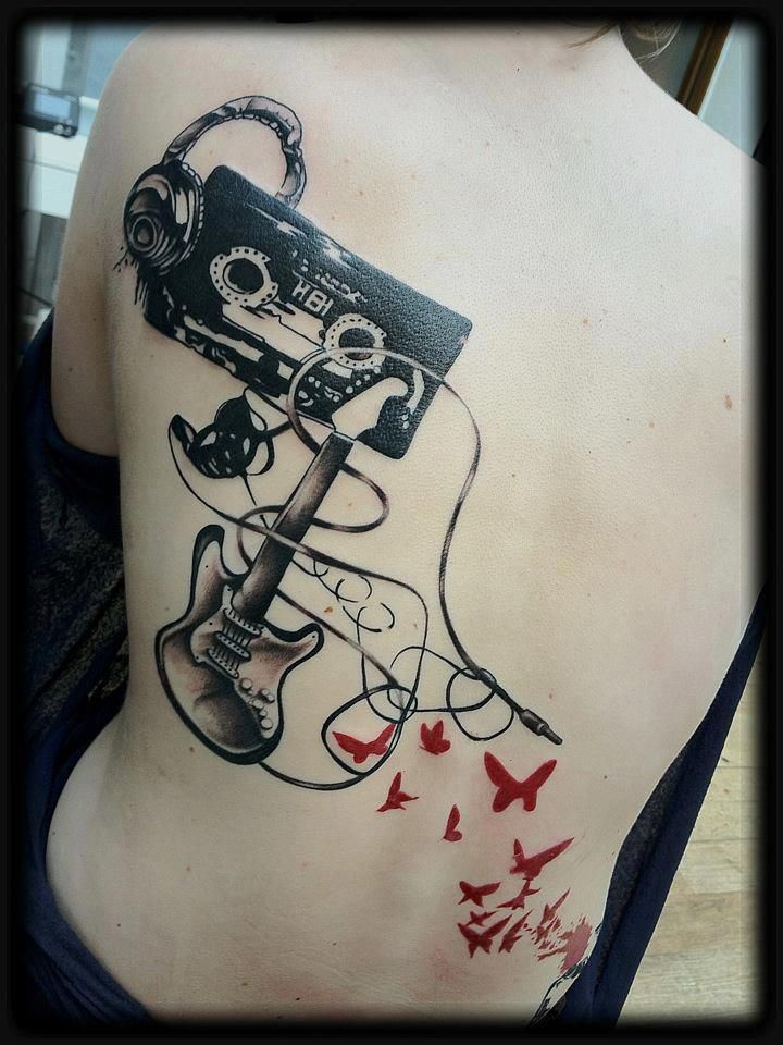 纹身520图库推荐一组背部法器纹身图片