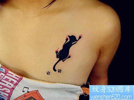 小猫咪纹身图片由纹身推荐