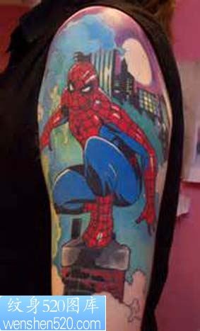 蜘蛛侠纹身图案——将真正的英雄印记在肌肤图案