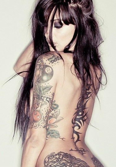 来自北京的tattoo girl纹身写真（多图）