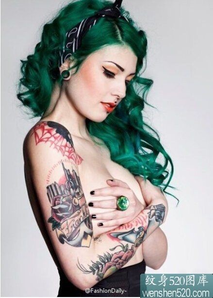 tattoo-girl纹身图案