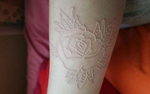 一组特殊性纹身：唯美的鸽子血纹身图案