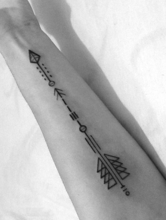 手臂纹身：丘比特遗落在人间的爱神之箭