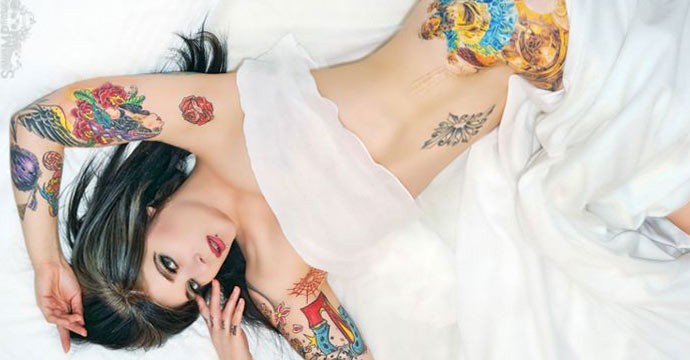 女性纹身：纹身女人不一样的诱惑