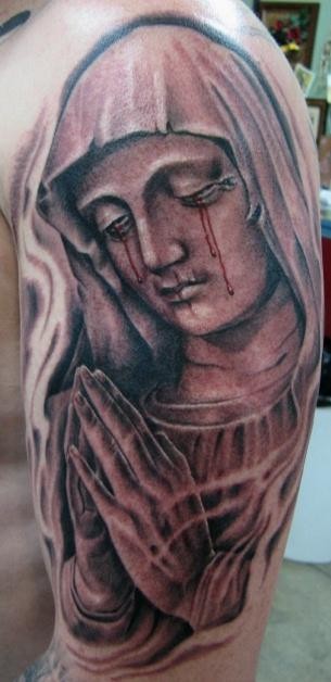 JOSH DUFFY手臂肖像纹身作品