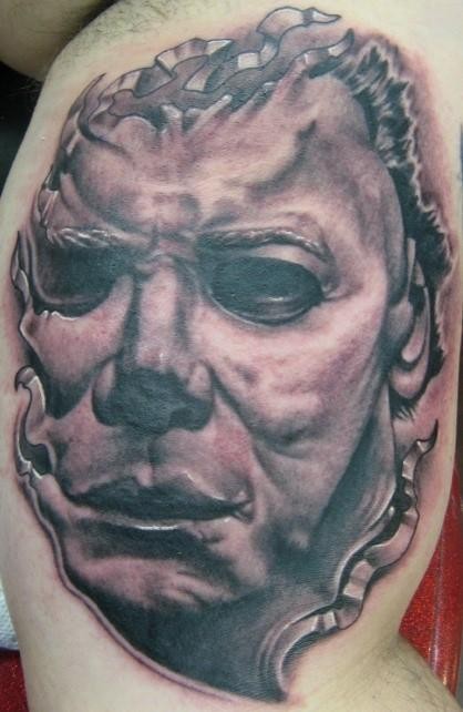 JOSH DUFFY手臂肖像纹身作品