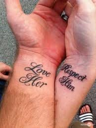 情侣纹身：两只手可以撑起一个家