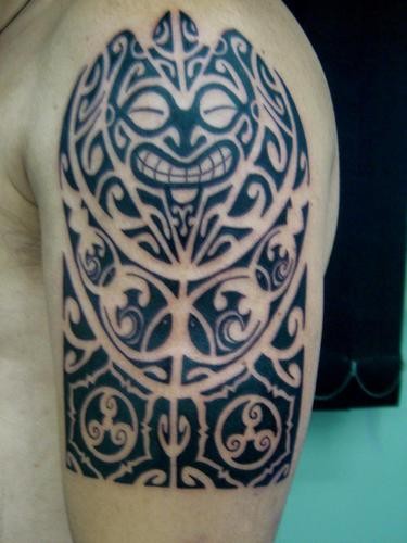 玛雅之魂 。巴西原始纹身图腾作品