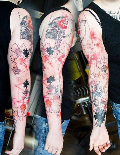 法国 Klaim Street Tattoo 花臂纹身新作