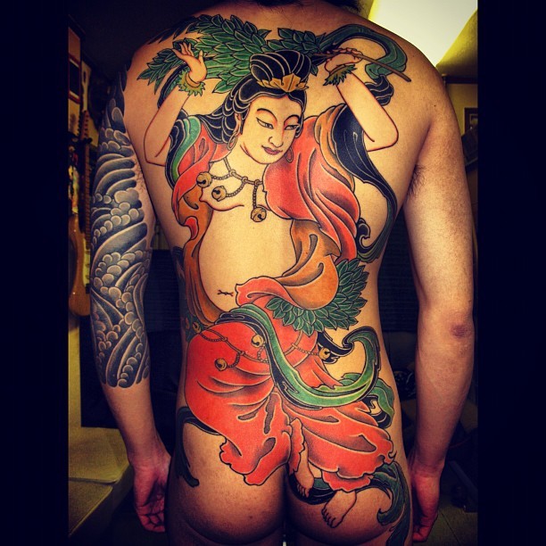 日本 宫藏刺青 （MIYAZO TATTOO）满背纹身作品