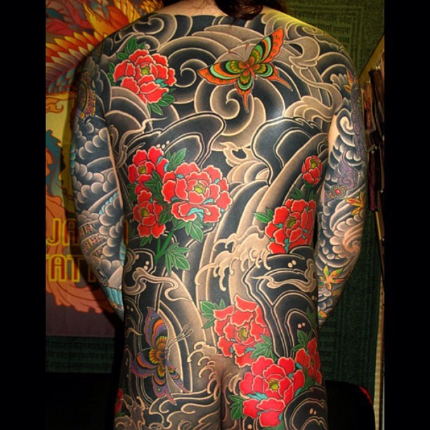 日本 宫藏刺青 （MIYAZO TATTOO）满背纹身作品