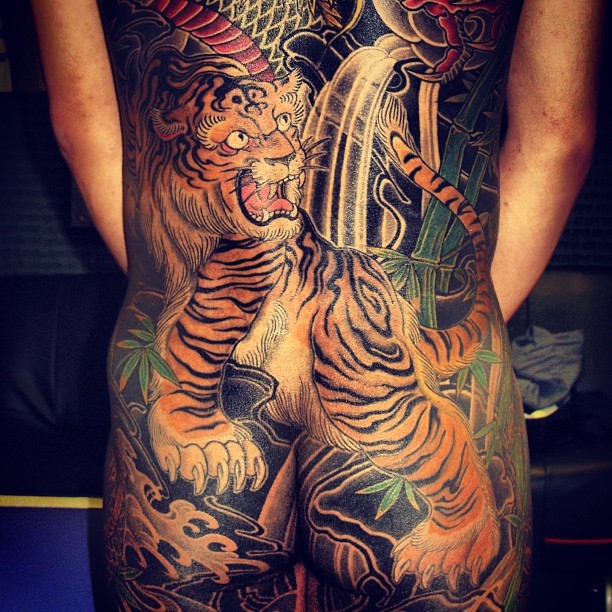 日本 宫藏刺青 （MIYAZO TATTOO）满背纹身作品