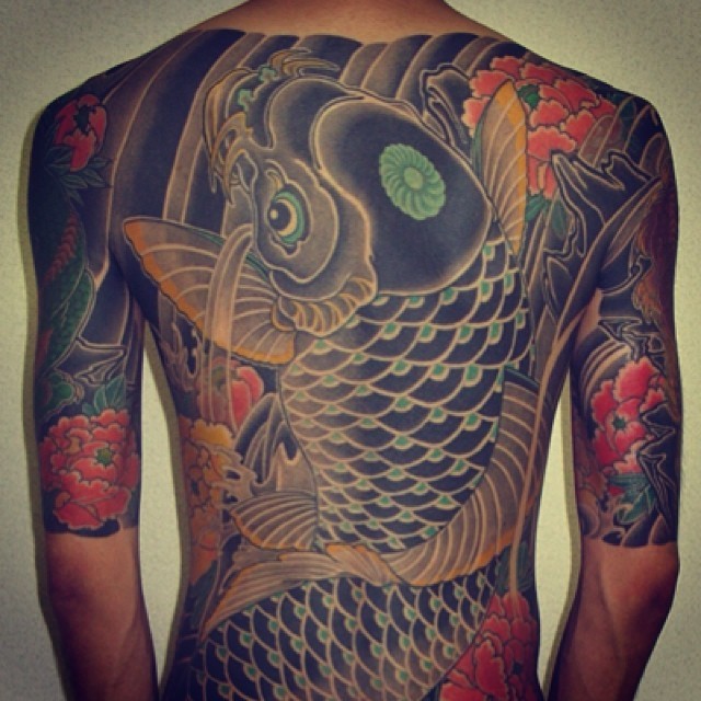 日本 宫藏刺青 （MIYAZO TATTOO）满背纹身作品