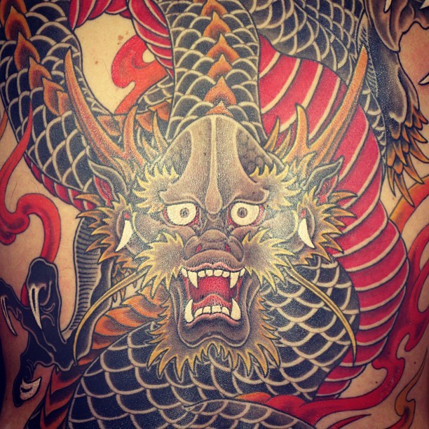 日本 宫藏刺青 （MIYAZO TATTOO）满背纹身作品