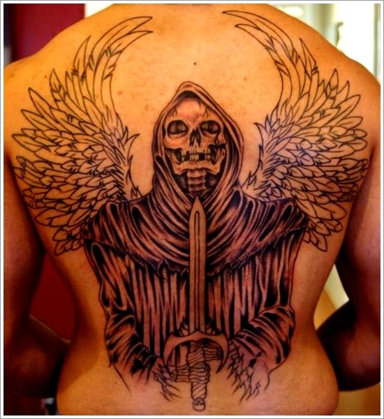 生命终结者个性的死神纹身