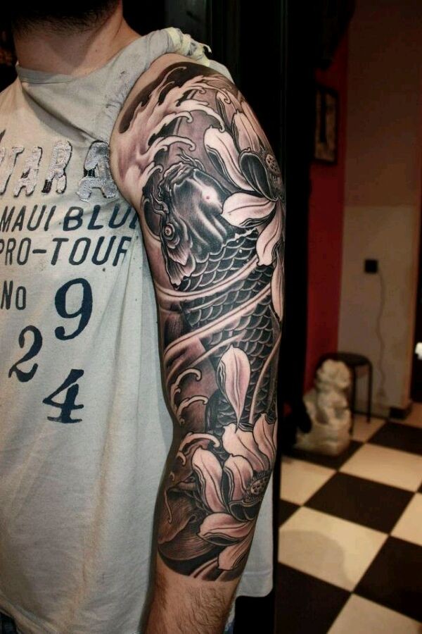 希腊纹身师KOSTAG的花臂纹身作品