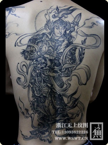多图-满背纹身