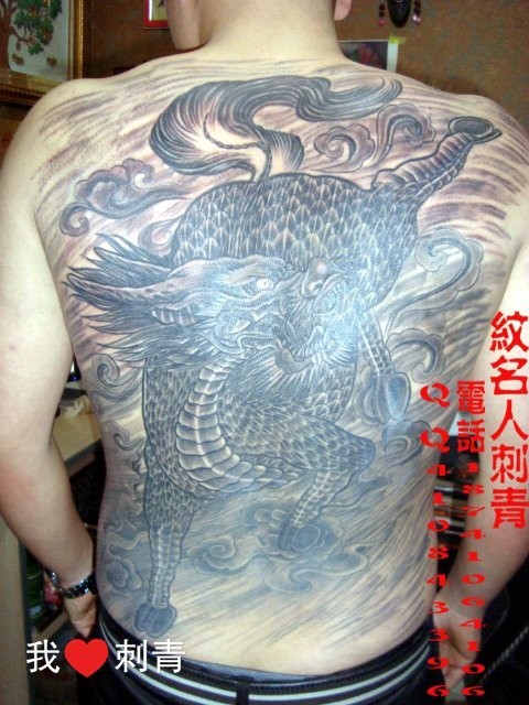 满背经典的纹身集合