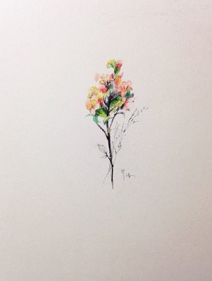 漂亮小巧的小清新纹身手稿