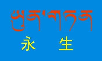 藏文“永生”纹身素材