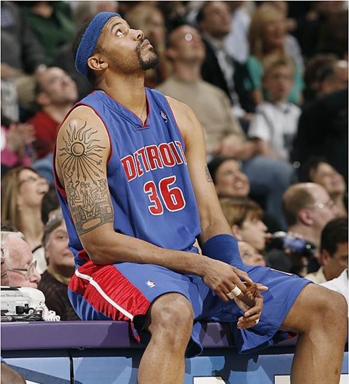NBA球星个性纹身
