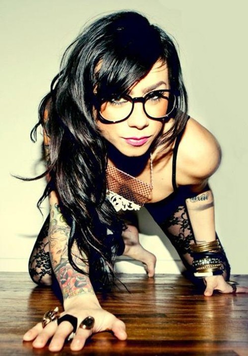 纹身女孩视觉盛宴